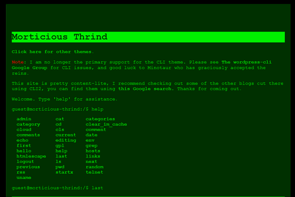 cli2-wordpress-theme