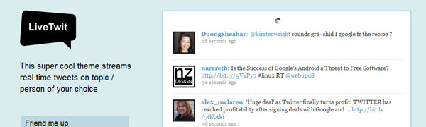 Twitter WordPress Theme