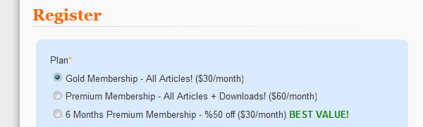 Wordpress membership theme