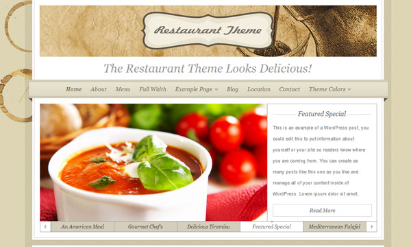 The Restaurant Theme