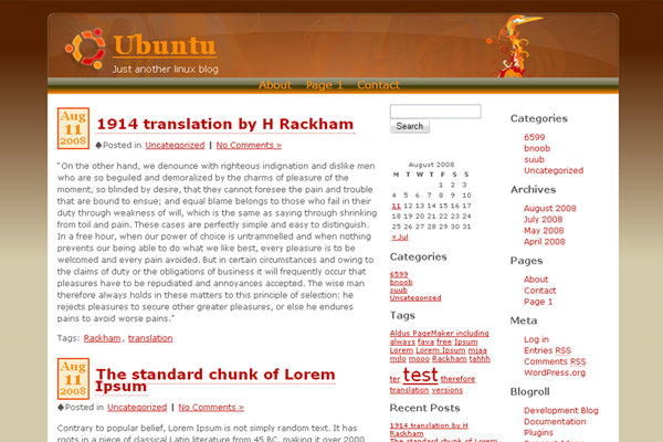 ubuntu-wordpress-themes