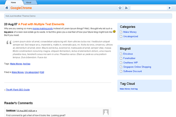 wordpress-chrome-theme